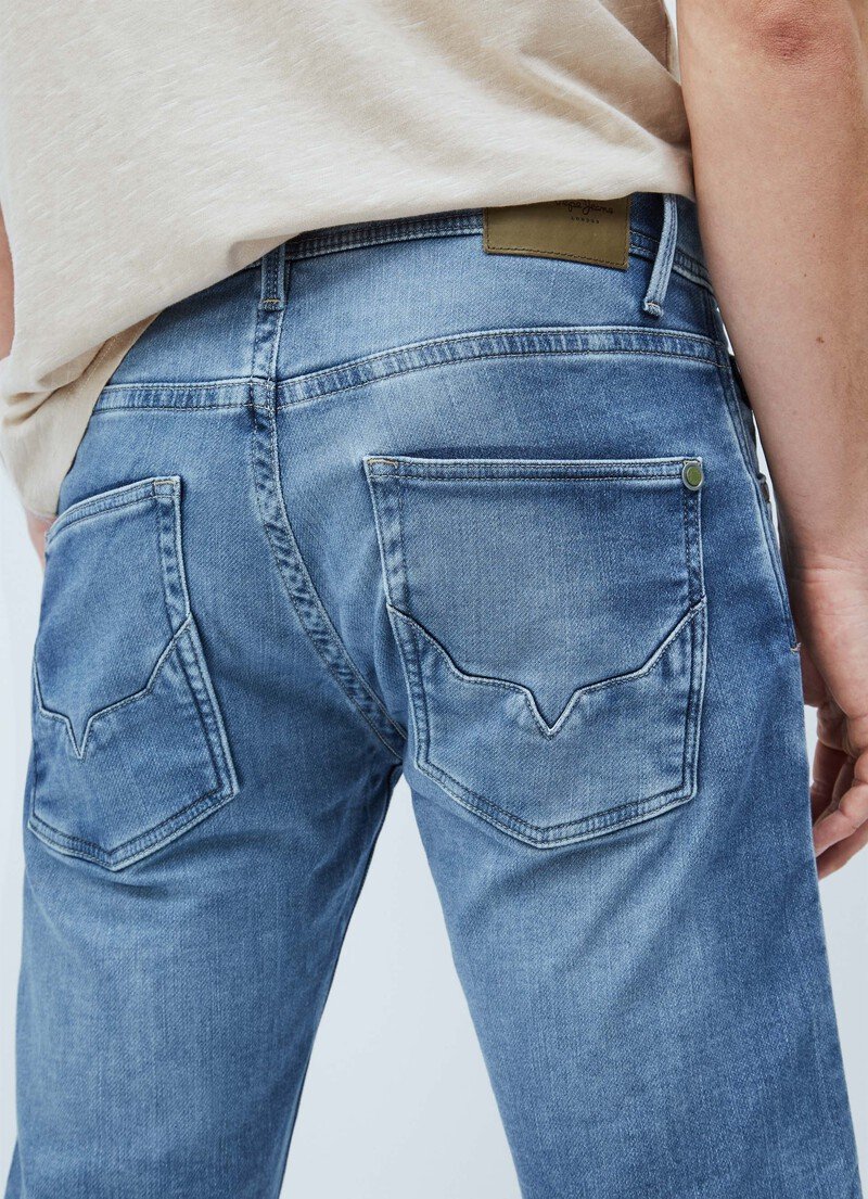 Pantalon Pepe Jeans Track Denim Para Hombre