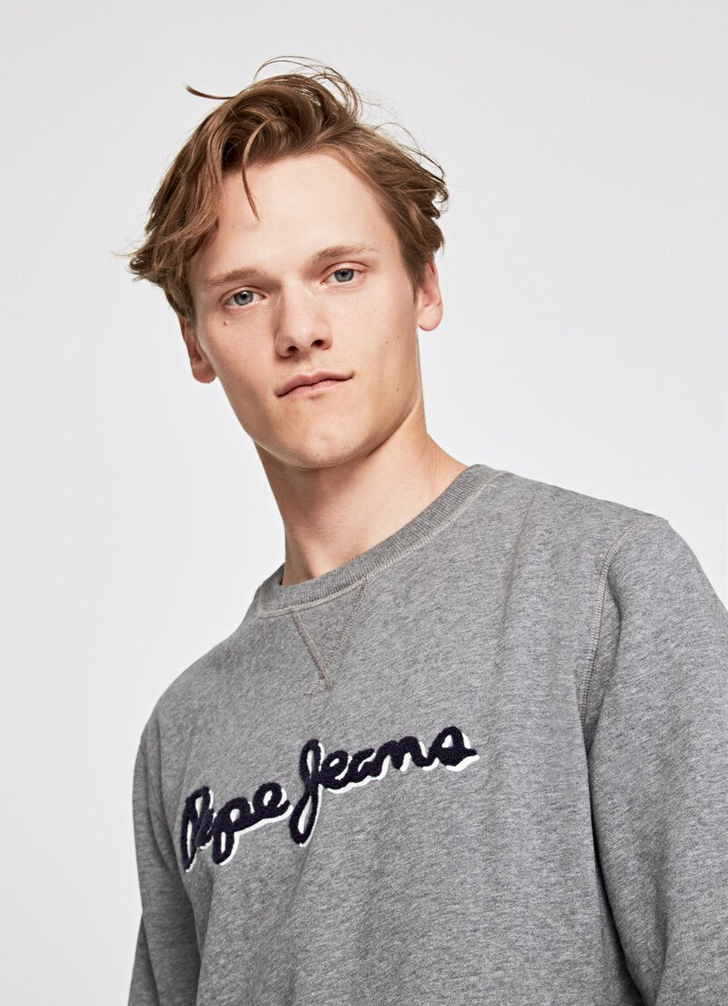 Sudadera Pepe Jeans Tristam Azul Cremallera Para Hombre